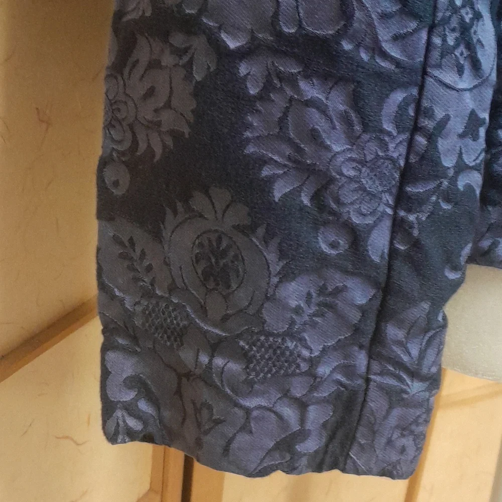 Tommy Bahama blue floral blazer/jacket and scarf set size 8/10 M - Picture 4 of 13